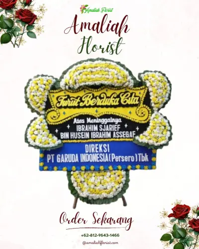 Papan Bunga Duka di Cikalang