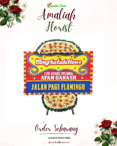 Bunga Papan Congratulation di Cikalang